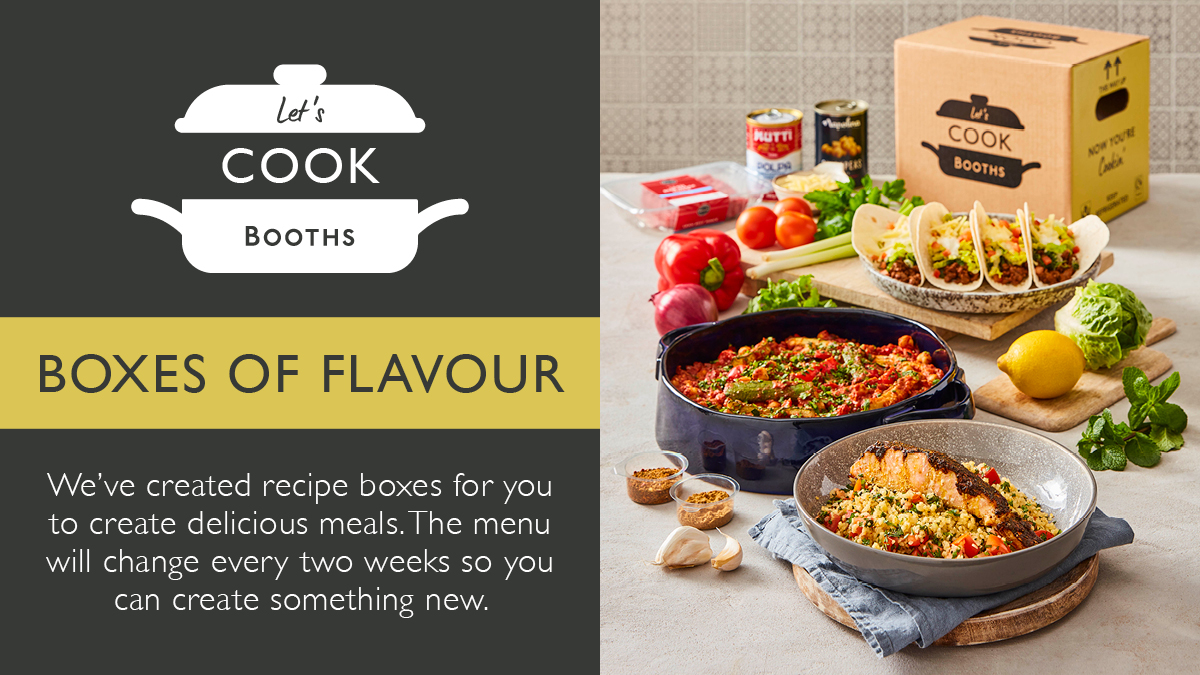 New Food & Drink Now Available Booths Supermarket