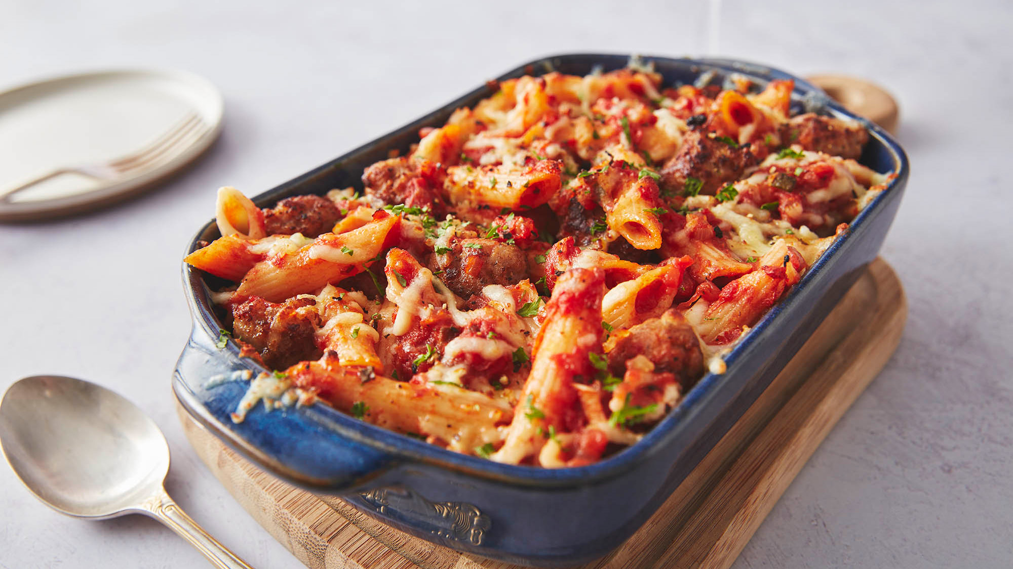 Easy Tomato Pasta Bake