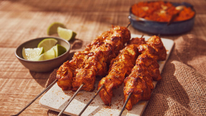 Pheasant Tikka Kebabs