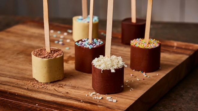 Make Your Own Chocolate Stirrers  Hot chocolate stirrers, Make your own  chocolate, Coffee stirrers