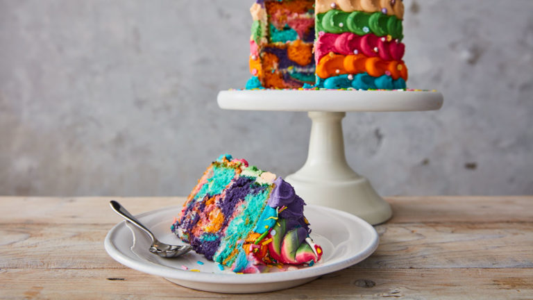 The Ultimate Rainbow Cake Recipe | Booths Supermarket